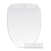 Discovery DLS Elongated Smart Ultra Low-Profile Self-Rising Bidet Toilet Seat, White