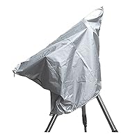 Telescope Cover Outdoor Sun Protective Dust-Proof Astronomical Telescope Cover with Adjustable Drawstring Astromania Protective Telescope Cover with Fixing Strap,150x85CM,Silver