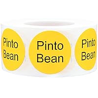 Pinto Bean Deli Labels 1 Inch 500 Total Stickers
