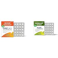 Boiron ColdCalm 60 Count and Acidil 60 Count Homeopathic Medicine Bundle for Cold, Acid Reflux, and Indigestion Relief