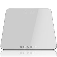 Bathroom Scale, Highly Accurate Digital Bathroom Body Scale, Measures Weight up to 400 lbs. Includes Batteries