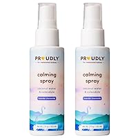 PROUDLY Calming Spray - Lavender Chamomile Deep Sleep Pillow Spray - Natural Sleep Spray for Kids with Coconut Water, Calendula & Sunflower Seed Oil - Gentle on Baby Skin - 4 Oz