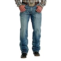Cinch Western Jeans Mens Sawyer Mid Rise Loose Fit Bootcut MB58934001