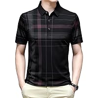 Men's Business Casual Polo Shirts Short Sleeved Comfortable Sports Top