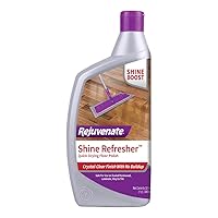 Rejuvenate Shine Refresher Floor Polish Renews Shine On Newer And Recently Restores Floors Including Sealed Hardwood, Laminate, Vinyl And Tile, 32 Ounces