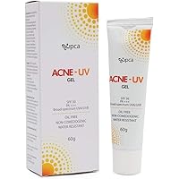 IPCA Acne-UV Oil Free Gel,SPF 30 PA+++, UVA/UVB/Visible Light, Very Water Resistant Sunscreen 60G