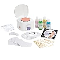 Satin Smooth Professional Single Deluxe Cream Wax Warmer Kit For Unwanted Facial And Body Hair Removal