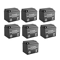 SLA1146 Replacement 12V 26Ah SLA Batteries Brand Equivalent (Rechargeable) - Qty of 7