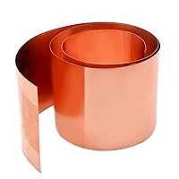 1pc 0.2mm Thickness Copper Sheet Roll High Purity Pure Copper Cu Metal Sheet Foil Plate 100mmx1000mm