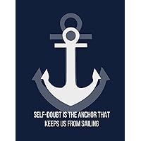 The Anchor Dotted Grid Notebook: Cute Notebook Gift For Boating Lovers and Anyone Who Loves Sailing