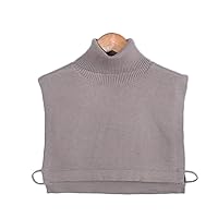 Winter Knitted Turtleneck Fake Collar Unisex Half Blouse Pullover Dickey False Collar Faux Collar