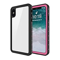 Waterproof Case for iPhone 15 14 13 12 11 Pro Max Plus 12Pro X Xs Xr Diving Swim Back Cover 360 Protect,Pink,for iPhone 14 Plus