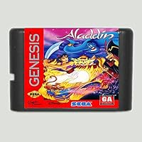 Royal Retro Aladdin 16 bit MD Game Card For 16 bit Sega MegaDrive Genesis game console (EUR Shell)