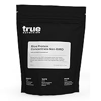 Rice Protein Concentrate - Cold Water Microfiltration, Gluten Free, Soy Free, Dairy Free, Non-GMO Protein Powder - Unflavored - 5LB