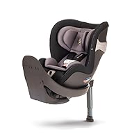 CYBEX Sirona S with SensorSafe, Convertible Car Seat, 360° Rotating Seat, Rear-Facing or Forward-Facing Car Seat, Easy Installation, SensorSafe Chest Clip, Instant Safety Alerts, Premium Black