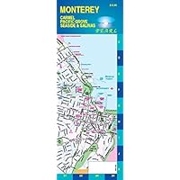 Monterey / Carmel / Salinas / Pacific Grove CA Pearl ( Laminated Map)