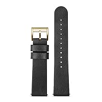 RAYESS Watchband minimalist retro Quick release wristband Dark brown soft Genuine leather strap 18mm 20mm 22mm watchbans