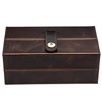 Watch storage box for travel, portable anti drop three position watch box