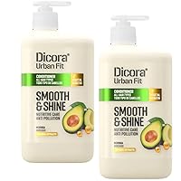 Dicora Urban Fit Smooth and Shine Bath Conditioner Wash | Conditioner for Thinning Hair and Hair Loss | Shampoo and Conditioner for Damaged Hair Treatment (2 Pack -1600 ml)