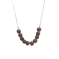 Aroma Rock Beads Titanium Steel Diffuser Necklace Colors Option
