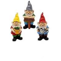 Miniature Gnome Figurines Fairy Gardens Gnomes Fairy Garden Accessories Gift for Garden Little Gnomes