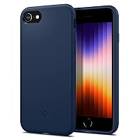 Spigen Silicone Fit Designed for iPhone SE 2022 Case/iPhone SE 3 Case 2022 / iPhone SE 2020 Case/iPhone 8 Case/iPhone 7 Case - Navy Blue
