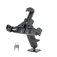 ARKON Mounts Robust Locking Phone Mount with 4-Hole Metal AMPS Drill Base