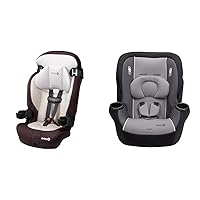 Safety 1st Grand 2-in-1 Booster Car Seat, Extended Use & Getaway All-in-One Convertible Car Seat, Haze