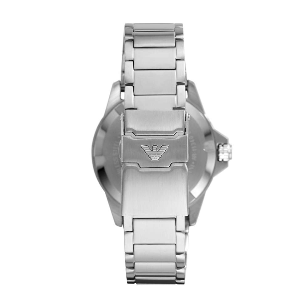 Emporio Armani Men's Dress Watch with Stainless Steel, Silicone, or Leather Band