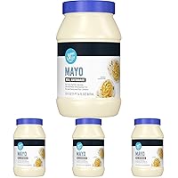 Amazon Brand, Happy Belly Real Mayonnaise, 30 Oz (Pack of 4)