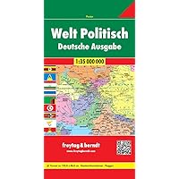 Welt politisch 1 : 35 000 000: Wereldkaart 1:35 000 000 (German Edition)