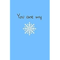 You are my snowflake: Perfect Gift for the Person You Love | Funny Cute Romantic Names to Call Your Girlfriend, Boyfriend, Wife, Husband, Fiancée, ... Notebook for School College Work Home Office
