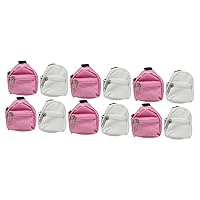ERINGOGO 12 Pcs Simulation School Bag Backpack for Girls Girl Backpacks Mini Backpack Cute Wallet Girl Wallet Decorative Doll Backpack Backpacks for Girls Canvas Backpack Cloth Props Baby