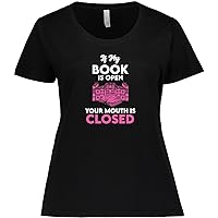 inktastic Book Lover Gifts Funny Reading Joke Women's Plus Size T-Shirt