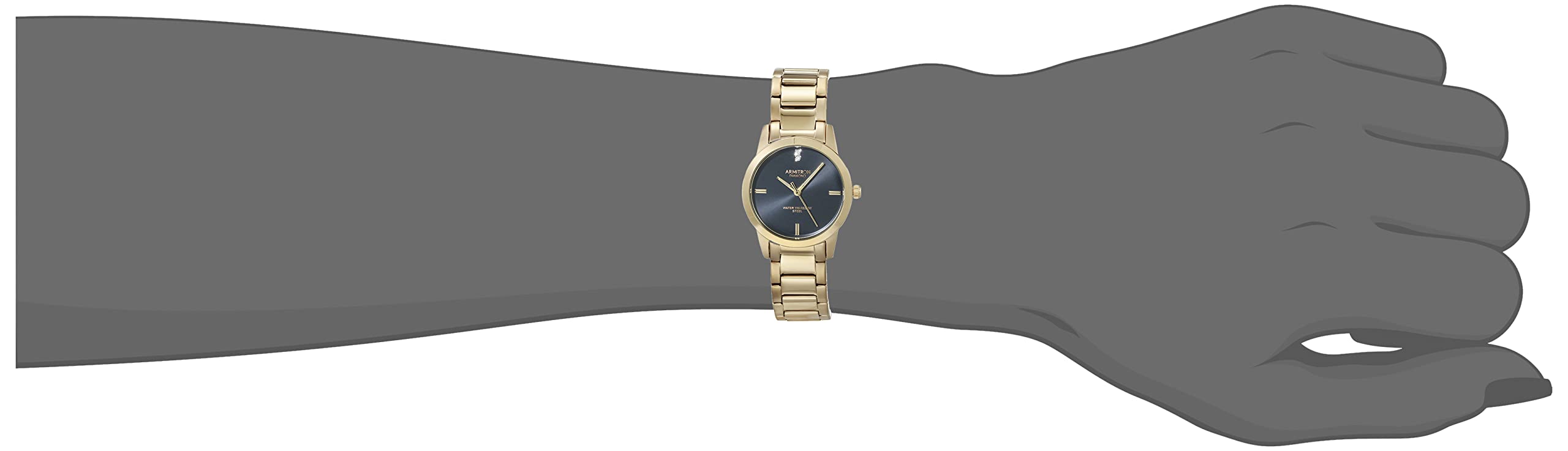 Armitron Women's Genuine Diamond Dial Bracelet Watch, 75/5825