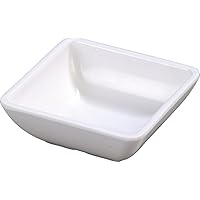 Carlisle FoodService Products Ramekins Sauce Bowl, Square Bowl for Catering, Kitchen, Restaurant, Plastic, 2 Ounces, White, (Pack of 48)