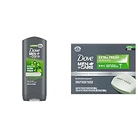MEN + CARE Body Wash and Face For Fresh, Healthy-Feeling Skin Extra Fresh Cleanser MEN + CARE 3 in 1 Bar Cleanser for Body, Face, and Shaving Extra Fresh Body