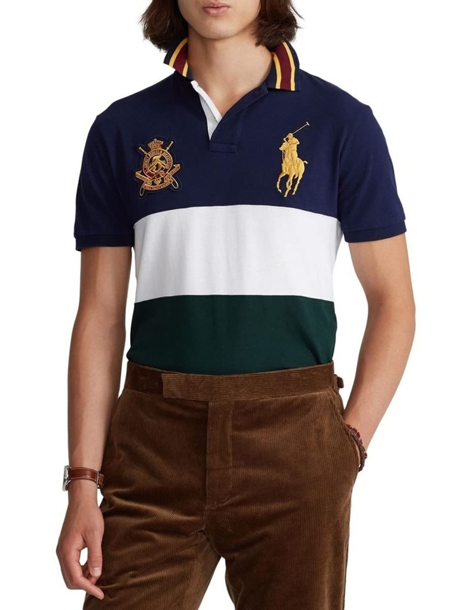 Mua Polo Ralph Lauren Mens Custom Slim Fit Big Pony Logo Polo Shirt trên  Amazon Mỹ chính hãng 2023 | Giaonhan247