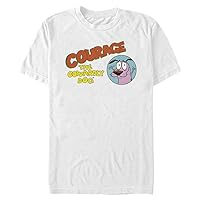 Courage the Cowardly Dog Men's Big & Tall Courage Logo T-Shirt