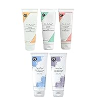 5 Steps Moisture Pack with Cleansing Shampoo, Everyday Moisturizing Shampoo, Hydrating Deep Conditioner, Flax Seed Gelly And Hair Butter For Curly And Wavy Hair 3.52 Oz Each