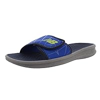New Balance Sport Slide Boys Shoes Size 3, Color: Grey/Blue