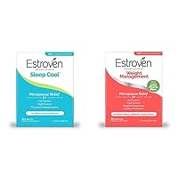 Estroven Sleep Cool for Menopause Relief, Sleep Support Supplement, 30 Count Weight Management for Menopause Relief - 30 Count, Drug-Free & Gluten-Free Night Sweats & Hot Flash Relief