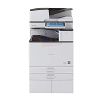 Refurbished Ricoh Aficio MP C5504 Tabloid/Ledger-Size Color Laser Multifunction Copier - 55ppm, Copy, Print, Scan, 2 Trays, Stand (Renewed)