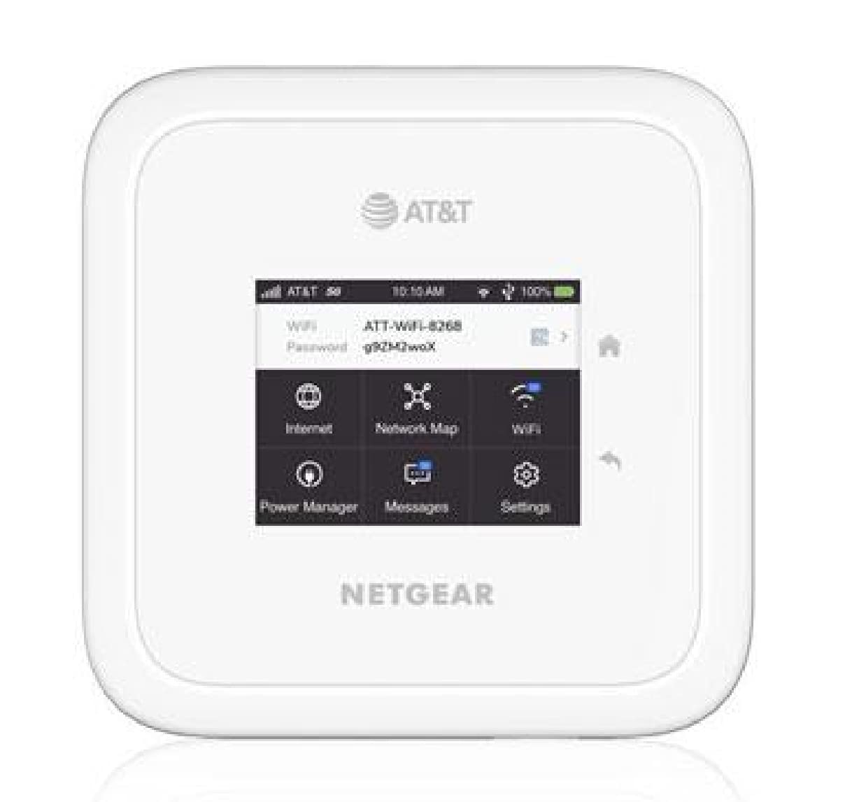 NETGEAR Nighthawk M6 5G WiFi 6 Mobile Hotspot Router (MR6110) – Blazing Fast Wireless Hotspot Router, Unlocked, Certified with AT&T and T-Mobile - White (Renewed)