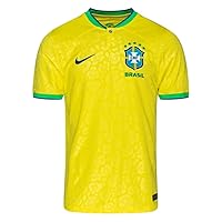 Nike 2022-2023 Brazil Little Boys Home Football Soccer T-Shirt Jersey Yellow