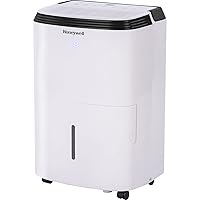 Honeywell 30 Pint Energy Star Dehumidifier with 5 Year Warranty for Basement & Medium Rooms with Mirage Display and Washable Filter to Remove Odor & Filter Change Alert