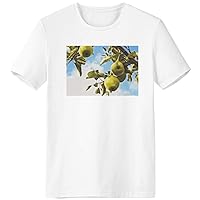 Peer Fresh Temperate Fruit Picture T-Shirt Workwear Pocket Short Sleeve Sport Clothing