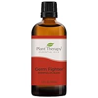 Germ Fighter Essential Oil Blend 100% Pure, Undiluted, Natural Aromatherapy, Therapeutic Grade 100 mL (3.3 oz)