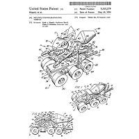 1994 - Multiple Configuration Toy Vehicle - K. A. Hippely - Patent Art Magnet