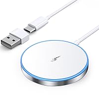 Magnetic Wireless Charger 15W Fast Charging Apple MagSafe Charger for iPhone 15/14/13/12 Pro/Max/Plus/Mini and AirPods 3/2/Pro 2/Pro Portable Magnet Charger Pad with Dual Charging Ports